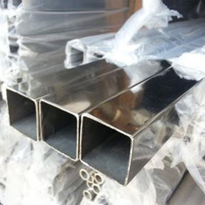 304 316L 40x40 mm 100x100 38 mm tubo quadrato in acciaio inossidabile con tolleranza di ± 1% e fatturato in base al peso teorico