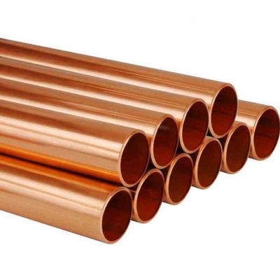 Tubo di rame puro polito per aria condizionata 1/4'' 3/8' 1/2' 3/4' tubo di rame per sistemi di raffreddamento e ventilazione