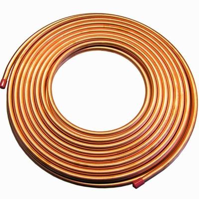 Superficie lucidata 99,9% AC Red Copper Pipe Coil tubo capillare per condizionatori d'aria Refrigeration 3mm 360mm