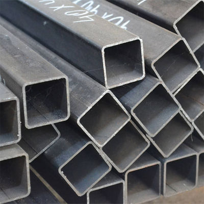 BS EN GB AiSi ASTM A50 1*1inch 40x60 GI Tubi quadrati in acciaio 20x20x2 100x100 Tubi quadrati in acciaio al carbonio Non oliati