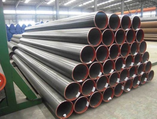 Tubo di acciaio saldato di 6 metri tubo rotondo di acciaio al carbonio tubo saldato Q235 Q275 Q345 ERW tubo di ferro oleato o non oleato leggermente oleato