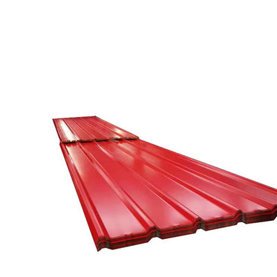 Colore personalizzato Colore Ral 1 mm 2 mm 4 x 8 piedi lamiere di copertura in acciaio ondulato galvanizzato per materiali da costruzione in metallo