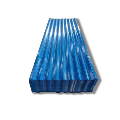 Colore personalizzato Colore Ral 1 mm 2 mm 4 x 8 piedi lamiere di copertura in acciaio ondulato galvanizzato per materiali da costruzione in metallo