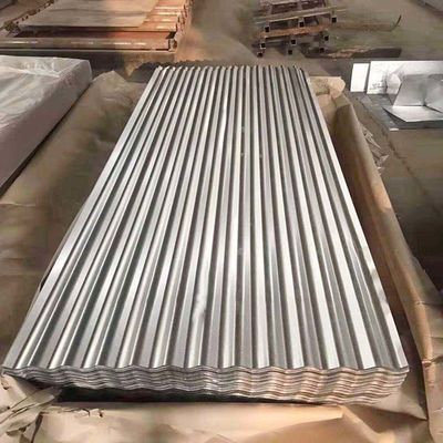 Piastra di copertura in acciaio ondulato rivestito galvanizzato Piastra di copertura rivestita in zinco per la costruzione di metallo Zic 30-150g Z10-Z29 Rivestimento