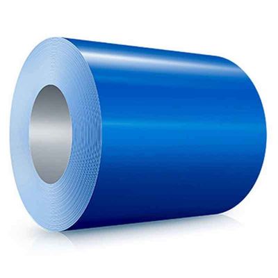 5012 Acciaio rivestito a colori in bobine PPGI blu giallo bianco certificato da BIS e API e soddisfa le norme ASTM