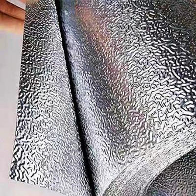 Fogli di acciaio inossidabile Spessore 0.1-200mm Orange Peel Pattern SUS 304 Grade Good Embossed Coils Foils Isolation Board