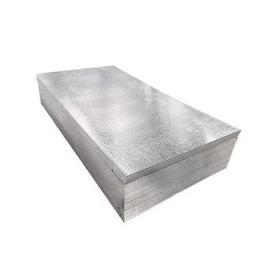 Piastra di acciaio al carbonio galvanizzato certificata ISO9001 per nave Q345 contenitore caldaia skin pass inclusa resistente alla corrosione