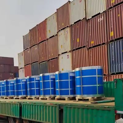 ISO9001 certificato Zhongyu Flower PPGI Prime Coils Lastre di copertura con acciaio galvanizzato pre-tinto in tutti i colori RAL