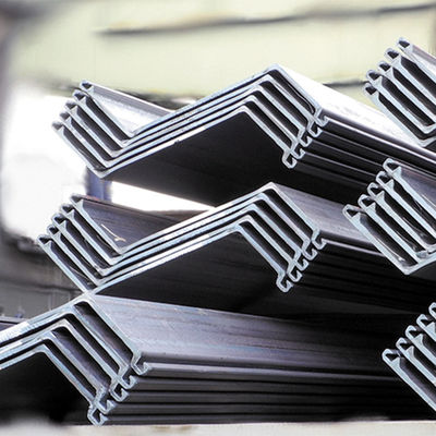 6M 9M 12M Lunghezza laminato a caldo U tipo lamiere di acciaio
