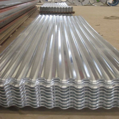 DX52D Z140 Z100 20 Gauge Galvanizzato PPGI Colore Tetti corrugati White Board Steel Tetti con standard ASTM