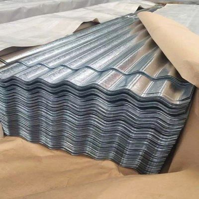 DX52D Z140 Z100 20 Gauge Galvanizzato PPGI Colore Tetti corrugati White Board Steel Tetti con standard ASTM