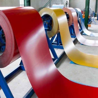 Certificato c PPGI bobina di acciaio preverniciato bobina di acciaio RAL acciaio rivestito a colori per fogli di copertura
