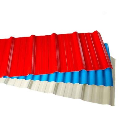 Piastra ondulata di tipo piastrelle multiple di calibro 26 Zinc Coating Aluminium 60g Piastra d'acciaio per bobine Ppgl laminate a freddo