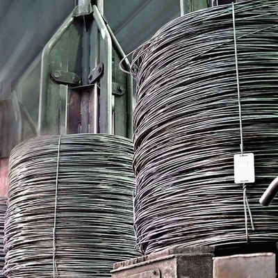 Zhongyu 82b filo di acciaio a molla ad alto tenore di carbonio di diametro personalizzato maglia di gabione tessuta fosfatata disegnata filo galvanizzato a basso tenore di carbonio