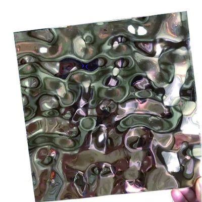 ASTM Standard laminato a caldo 1mm-5mm Piastra in acciaio inossidabile ondulato in acque