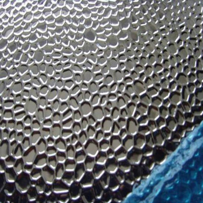 Finitura superficiale in acciaio inossidabile, piastra a scacchi decorativa con standard ASTM e tecnica di laminatura a caldo/rigida