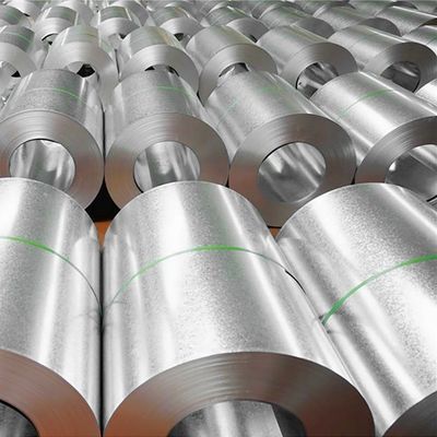 Sgcc 0,25 6 mm bobina di zinco immerso a caldo ppgi rivestito di colore gi 26 20 28 calibro bobina di acciaio galvanizzato Spangle Tipo Zero Spangle