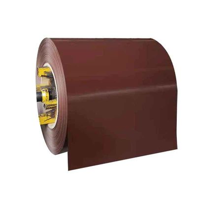 Tecnica laminato a freddo Pre-pintato Ppgi Z100 Color Coated Steel Coil per materiali da costruzione PE SMP HDP PVDF