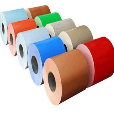 Tecnica laminato a freddo Pre-pintato Ppgi Z100 Color Coated Steel Coil per materiali da costruzione PE SMP HDP PVDF