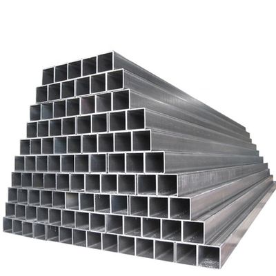 Non-alloy ASTM A50 1*1inch 40x60 GI tubi quadrati di acciaio 20x20x2 100x100 tubi quadrati di acciaio al carbonio con certificato ISO9001