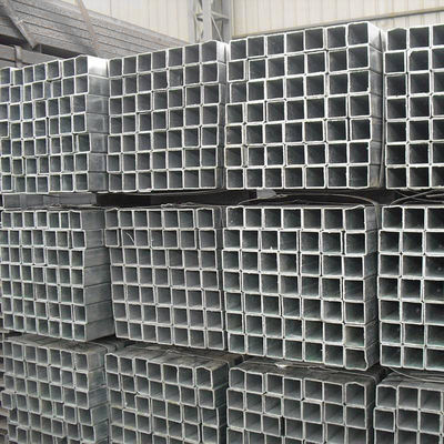 Non-alloy ASTM A50 1*1inch 40x60 GI tubi quadrati di acciaio 20x20x2 100x100 tubi quadrati di acciaio al carbonio con certificato ISO9001