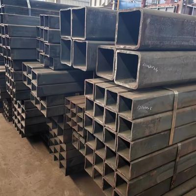 Peso 75x75 2x2 19x19 tubo quadrato di acciaio ricoperto nero per eccellenti e laminati a caldo