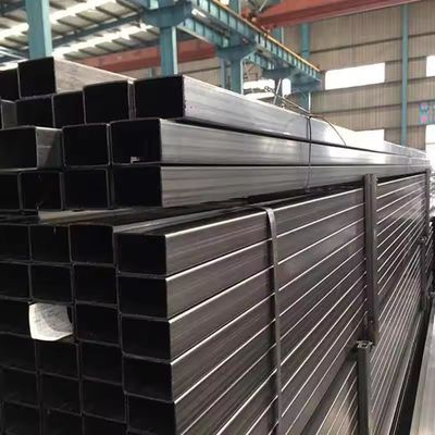 Peso 75x75 2x2 19x19 tubo quadrato di acciaio ricoperto nero per eccellenti e laminati a caldo