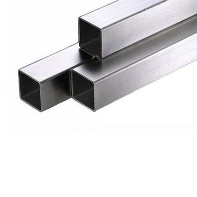 Forma di sezione quadrata ASTM Standard in acciaio inossidabile 600 Tubo rettangolare 1.5 in 30*30 Rails Square Groove Slot Small Tube