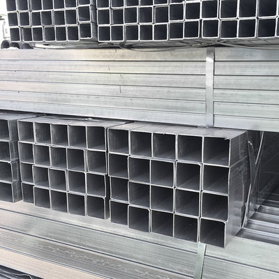 25x50 50x50 20 AISI1020 JISS20C/S22C tubo quadrato di carbonio rettangolare cavo tubo di acciaio con spessore personalizzabile