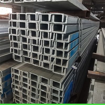 Canale di acciaio galvanizzato dorato con alta affidabilità 1-12m Lunghezza 4,5-14,5mm Spessore