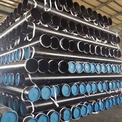 3pe tubo in acciaio al carbonio senza cuciture 3pe 73mm tubo in acciaio dipinto in nero per la superficie di piegatura dipinto nero brillante galvanizzato