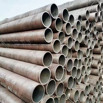 Tubo di acciaio al carbonio senza saldatura per la costruzione non oliato 1m di lunghezza Forma di sezione rotonda