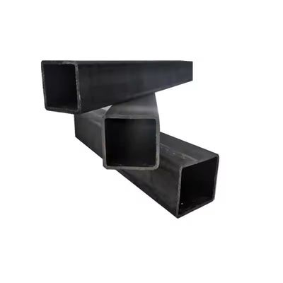 Tubo quadrato laminato a caldo AISI 1020 di grado automobilistico S355JR con superficie verniciata in ferro nero carbonio 20x20 mm di acciaio senza cuciture