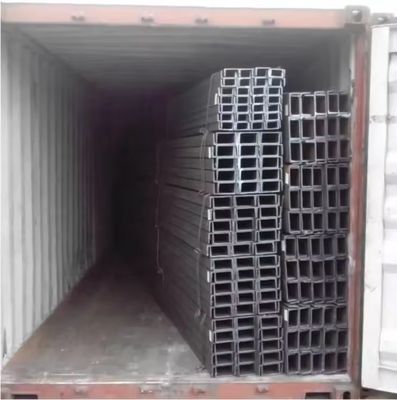 Sezioni di canale in acciaio di peso leggero laminate a caldo con lunghezza in base alle esigenze del cliente