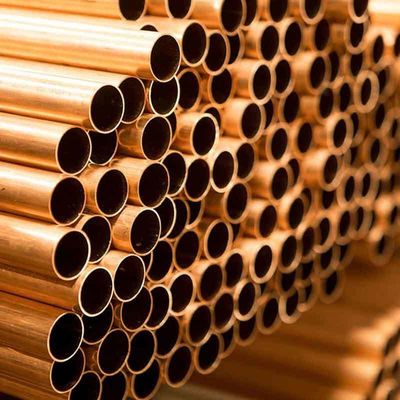 99.90% Cu ASTM B75 Rame Nickel Sch XS Tubo di acciaio a conduzione idraulica senza soluzione di continuità 3/8&quot; 1/2&quot; Tubo fluido senza soluzione di continuità Tubo di rame