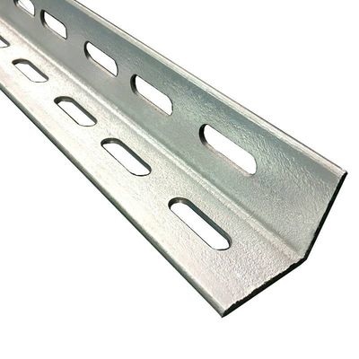 Bar di ferro all'angolo con fessura in acciaio rivestito in polvere galvanizzata per Q235/Q345/SS400/ST37-2/ST52/Q420/Q460/S235JR/S275JR/S355JR