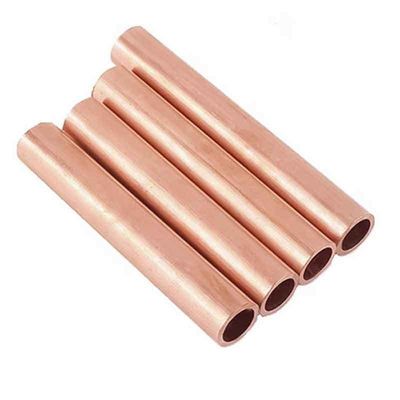 Tubo di rame senza cuciture 0.1mm 50mm Spessore 10 piedi di lunghezza per la saldatura del rame- Fos Copper Brazing Alloy Cu Min 99,9%