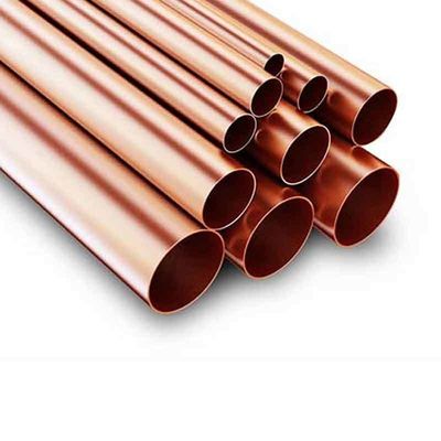 Tubo di rame senza cuciture 0.1mm 50mm Spessore 10 piedi di lunghezza per la saldatura del rame- Fos Copper Brazing Alloy Cu Min 99,9%