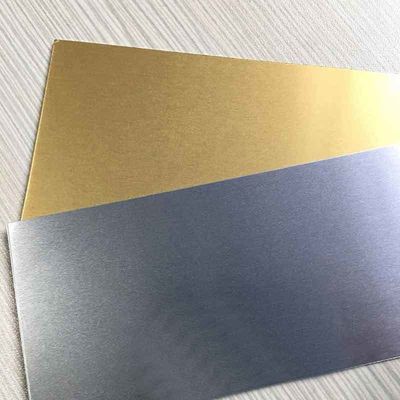 0-3mm Spessore PVD Rivestito d'oro Specchio lamiera in acciaio inossidabile con No3 No4 Finitura superficiale e elevata resistenza chimica
