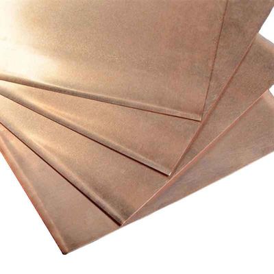 JIS ASTM DIN EN ISO Standard Copper Grade 99.99 Piastra di rame puro per la vostra attività produttiva