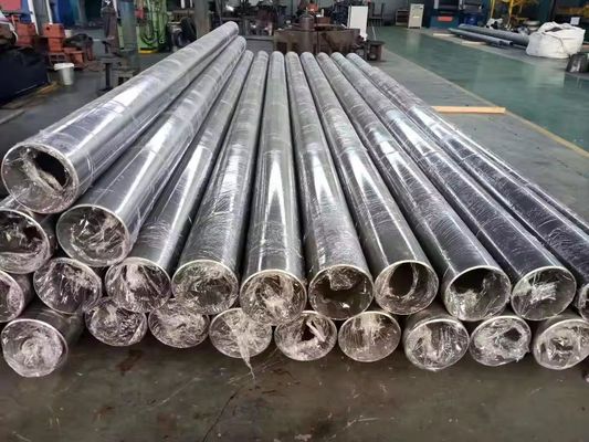 Materiale durevole Forma rotonda industriale Gr5 Titanio Tubo idraulico senza saldature per apparecchiature di trattamento termico dei gas