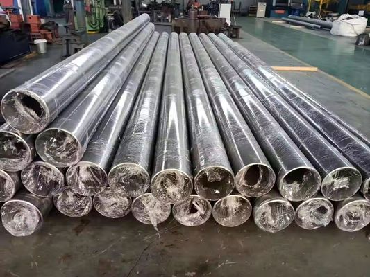 Materiale durevole Forma rotonda industriale Gr5 Titanio Tubo idraulico senza saldature per apparecchiature di trattamento termico dei gas