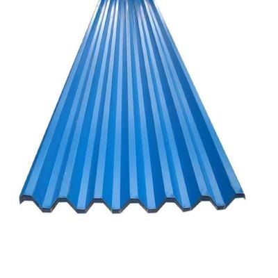 Larghezza 700-2000MM Full Hard 18 Gauge Color Coated PPGI PPGL lamiera di acciaio per la copertura corrugata piastrelle Zhongyu