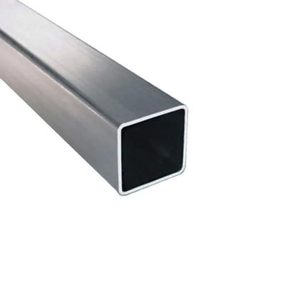 Tubo di fluido 2x2 tubi quadrati in acciaio inossidabile lucidato con disegno a rotolo freddo