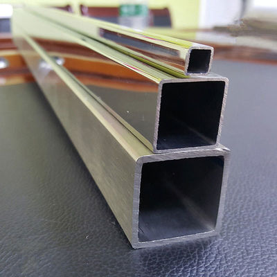 Tubi senza cuciture in carbonio per il servizio di lavorazione di foratura 304 316l 1x2 rettangolo capelli finitura tubo quadrato in acciaio inox