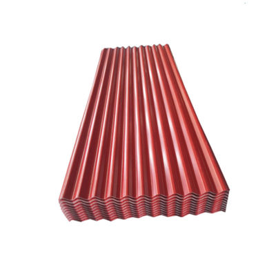 Tecnica Tavola da copertura GI laminata a freddo laminata a caldo 1000*1250 0,3 mm Tavola ondulata galvanizzata rivestita a colori per la costruzione