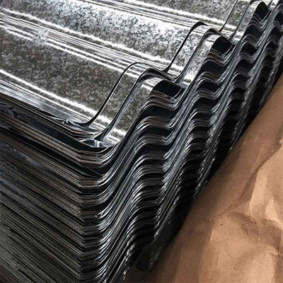 Carta corrugata di acciaio galvanizzato al carbonio per tetti di costruzione strutturale KS certificato Q235B Lunghezza 3601-3660 mm