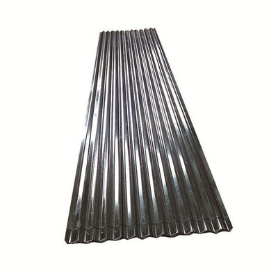 Decoiling 0.4mm 24 Gauge Galvanizzato 4ft x 16ft 35 Fogli di ferro lamiere di acciaio ondulato Piastrelle di acciaio scuotere Roofing Roof Metal Panels