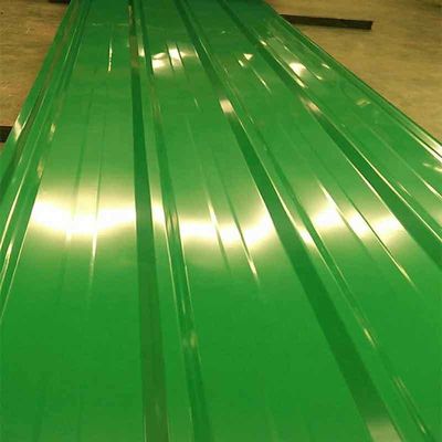 0.14-0.20MM Spessore foglio di copertura colorato per traverse di tetto Q195 Q235 piastra in acciaio ondulato