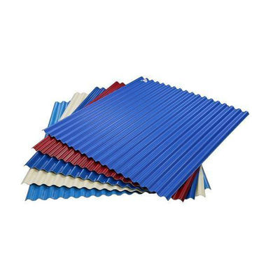 Materiale di lamiera di tetto di zinco PPGI Piastrelle di tetto 0,5 mm lamiere di tetto galvanizzate laminate a freddo con rivestimento a colori di superficie
